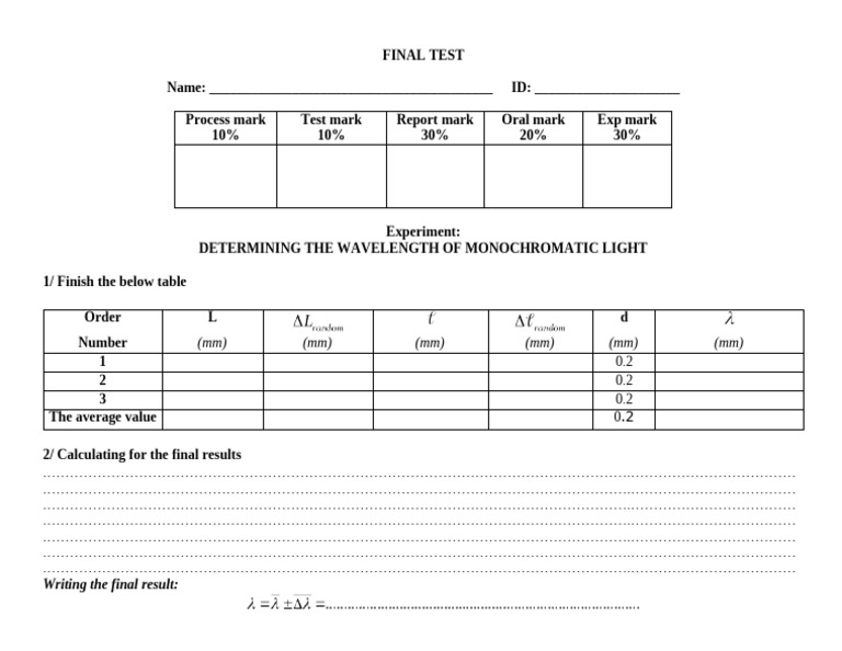 Final Test Young | PDF