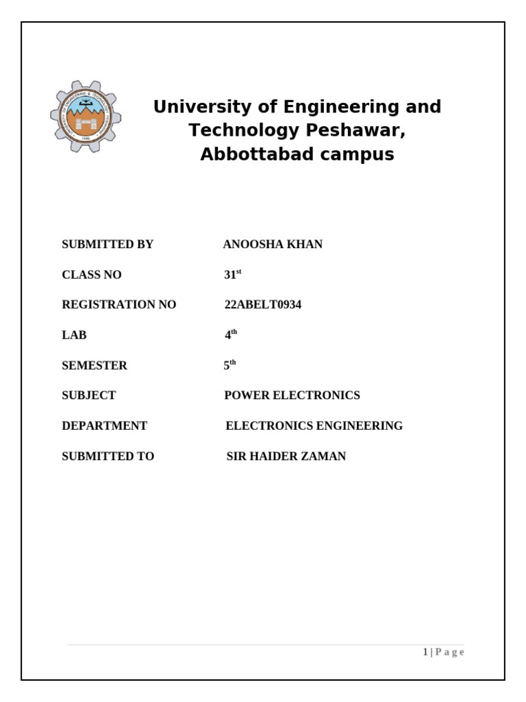Half-Wave Rectifier Analysis Lab Report | PDF | Rectifier | Root Mean ...