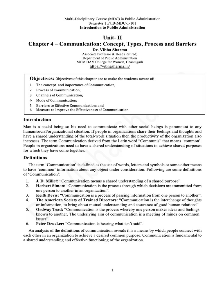 Communication | PDF