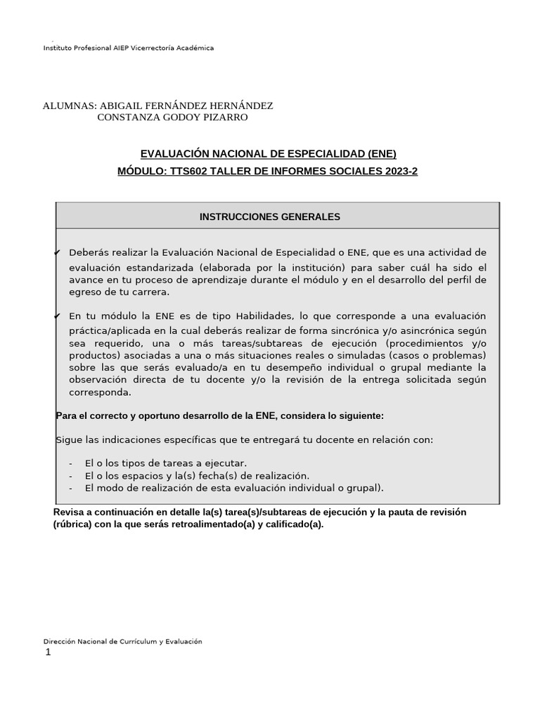 Ene | PDF | Trabajo Social | Plan de estudios