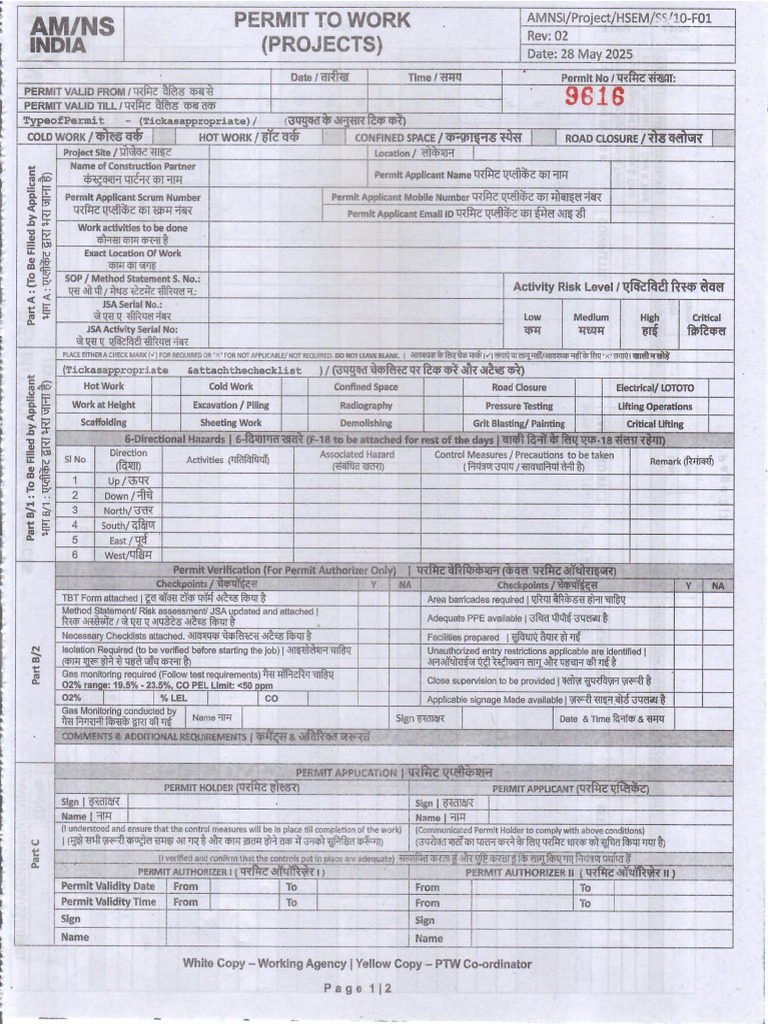 L&T Batching Plant Permit | PDF