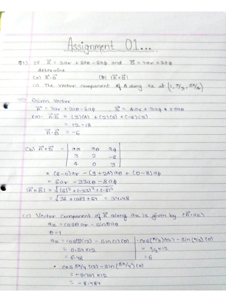 Emt Assignment 1 | PDF