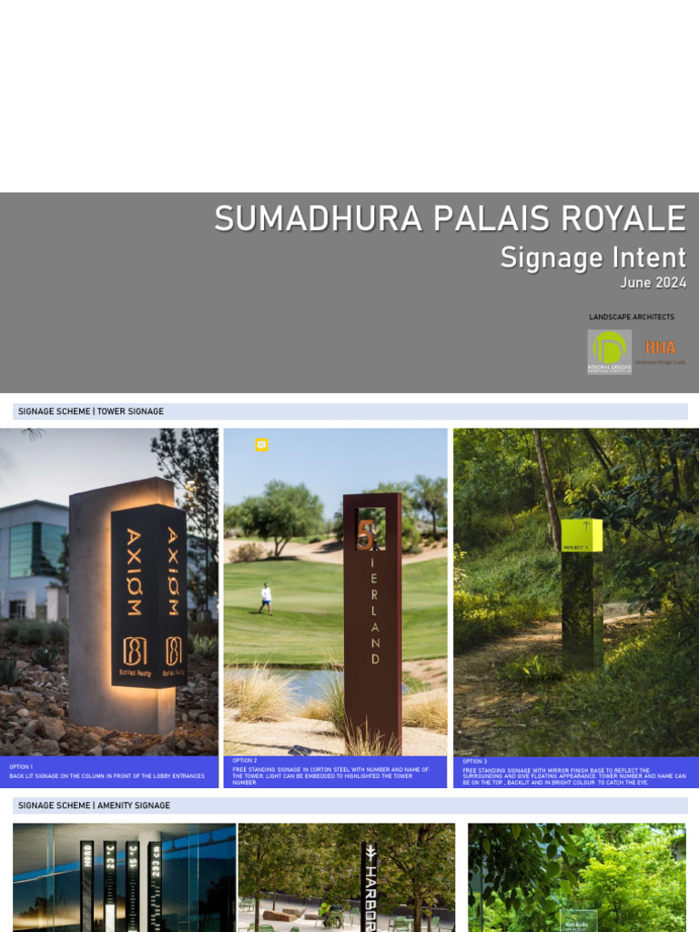 Sumadhura Palais Royale Signage Plan | PDF | Chess | Chess Theory