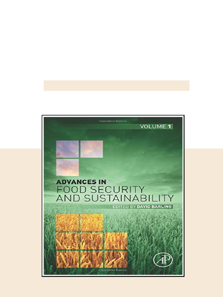 Advances in Food Security and Sustainability 1 1st Edition David ...