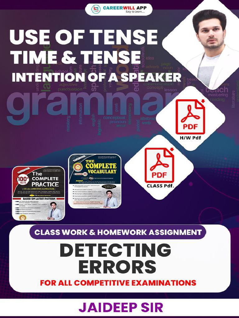 English Error Correction Exercises | PDF | Grammatical Tense | Grammar