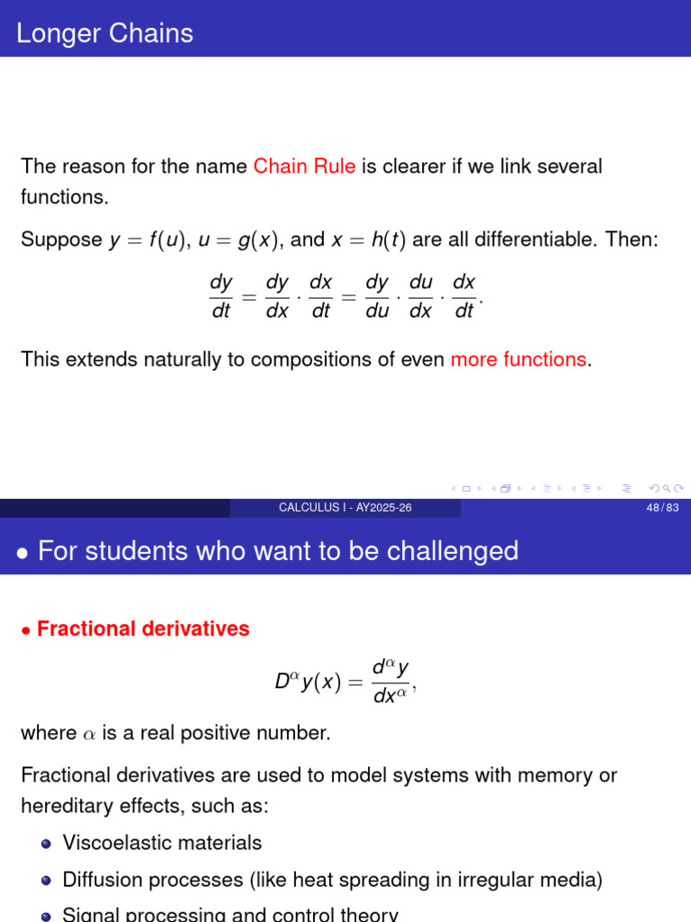 Chain Rule and Implicit Differentiation | PDF | Derivative | Analysis