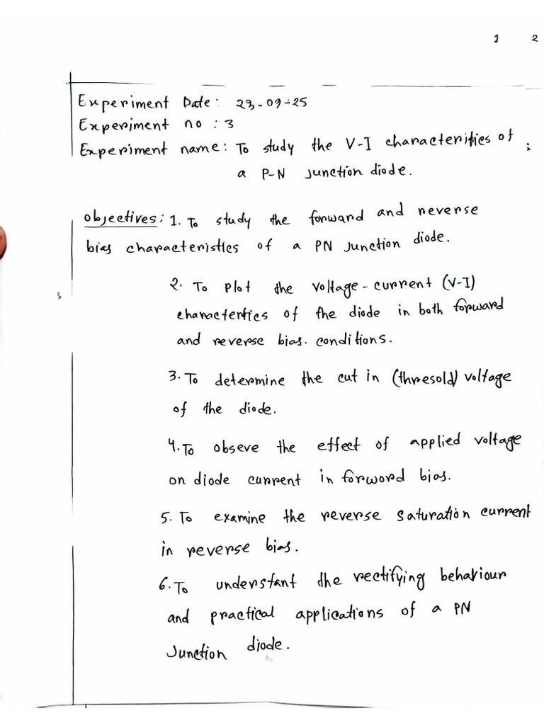 EEE Lab Report 3 | PDF