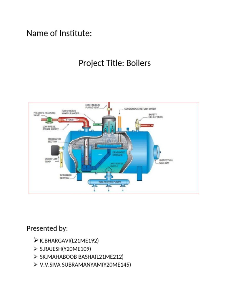 Overview of Boiler Types and Operations | PDF
