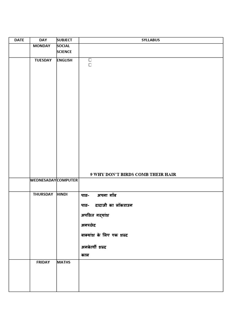 Class 4 | PDF