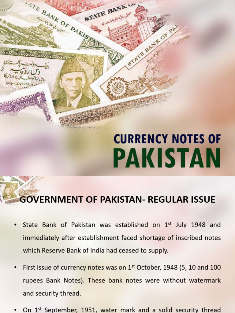 Pakistan Currency Security Features Guide | PDF | Banknote