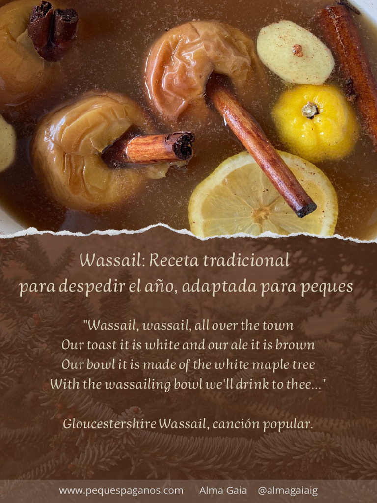 09 - Wassail - Receta Tradicional Adaptada A Peques - @almagaiaig | PDF