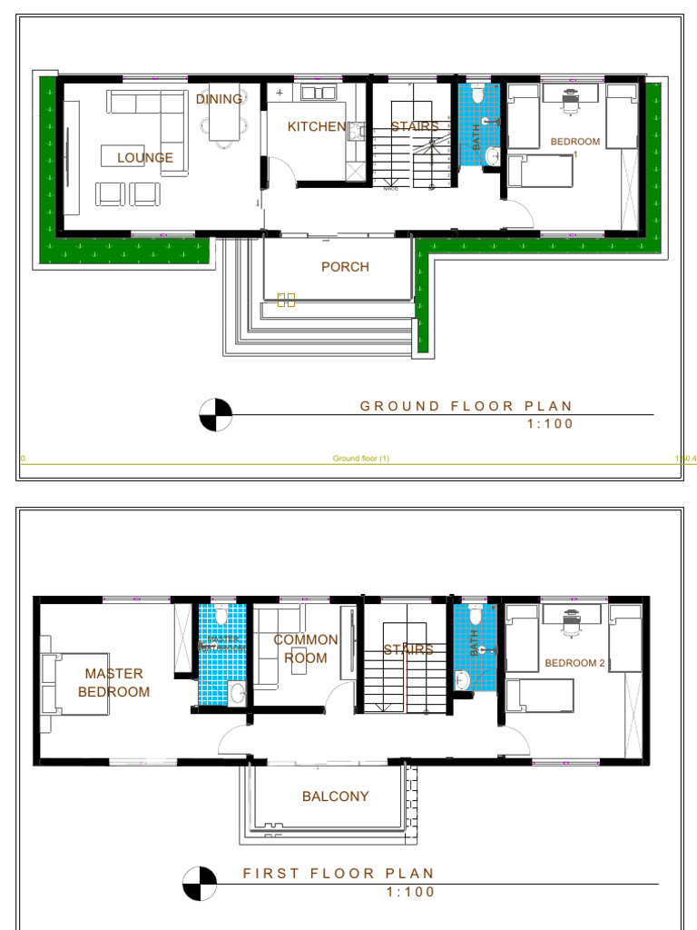Ground and First Floor Plans | PDF