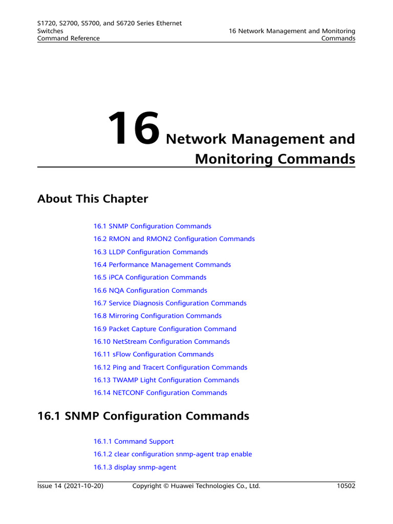 Network Management Commands Guide | PDF | Internet Protocols | Computer ...
