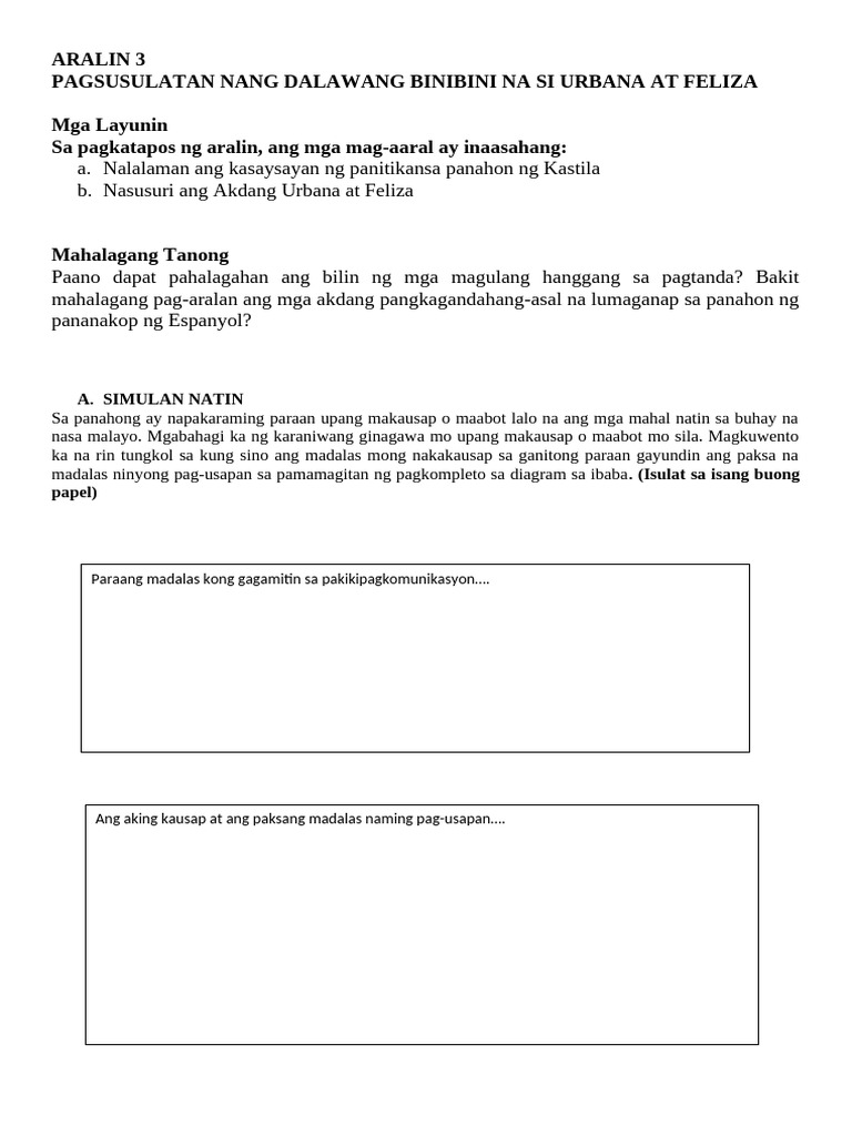 ARALIN 3 M 7 | PDF
