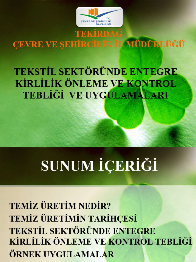 Temiz Uretim | PDF