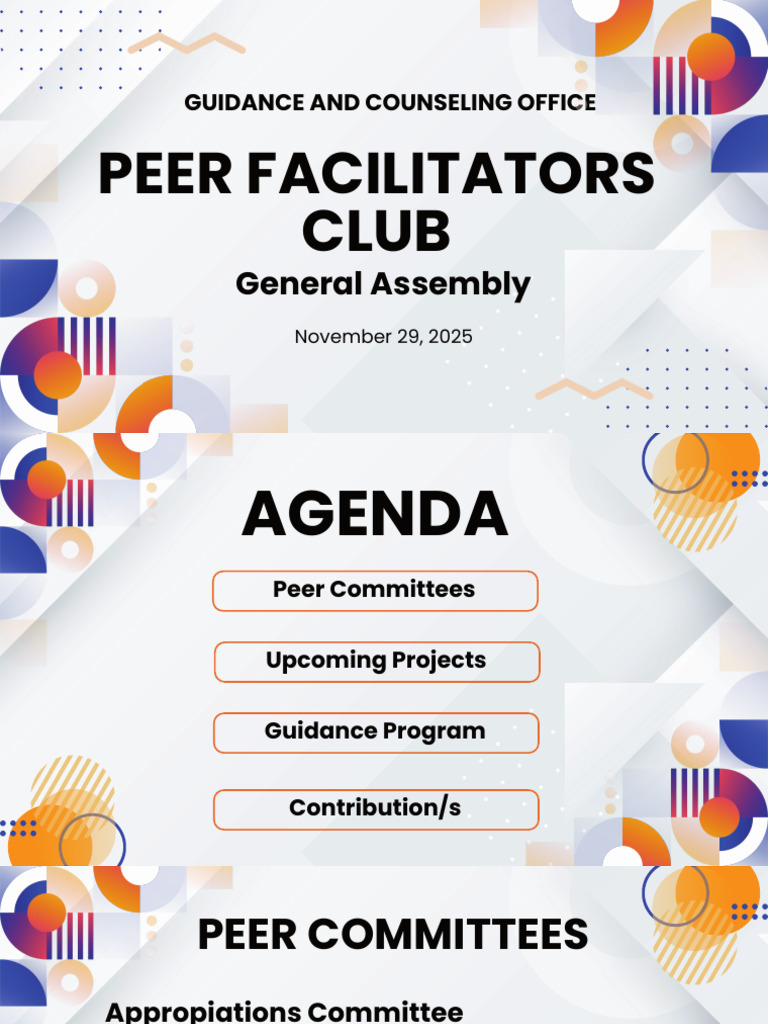 Peer Facilitators Meeting | PDF | Social Psychology