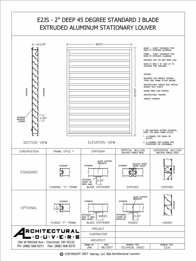 Louvers Calc | PDF