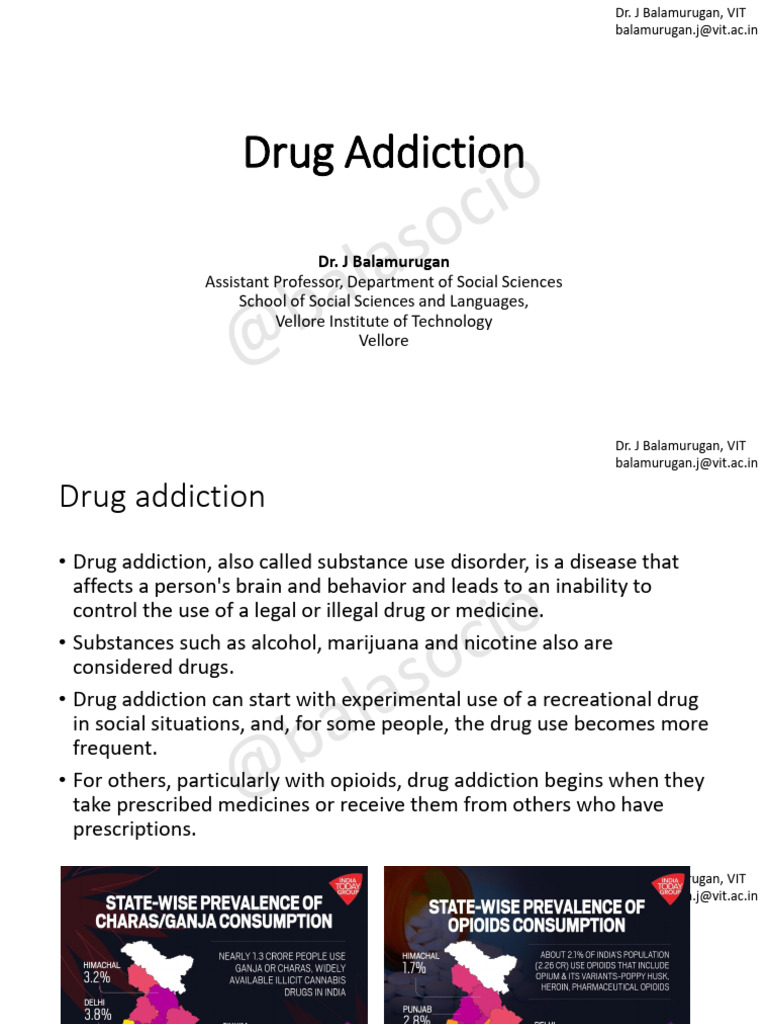 Understanding Drug Addiction and Delinquency | PDF | Substance Abuse ...