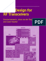 Circuit Design For RF Transceivers (Book)