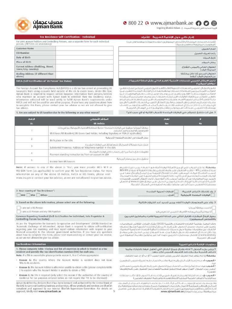 Taxresidencecertificate | PDF