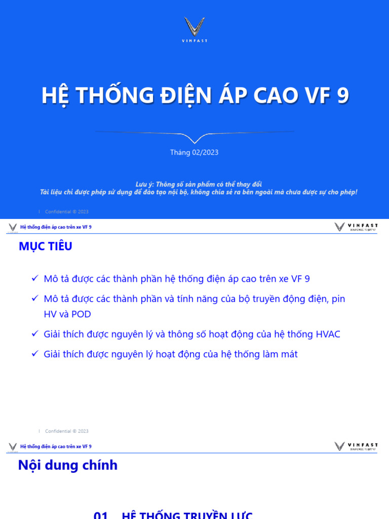 VF 9 - Module 4 - He Thong HV - 230220 - 134118 - 1 | PDF