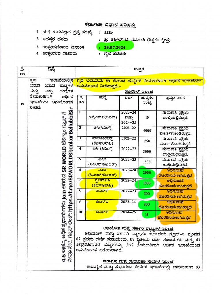 Upcoming Police Notifications.!! | PDF