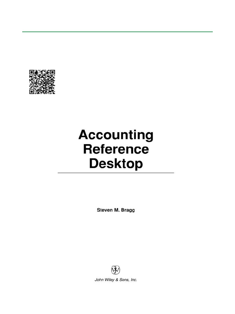 Accounting Reference Desktop Guide | PDF | Balance Sheet | Equity (Finance)
