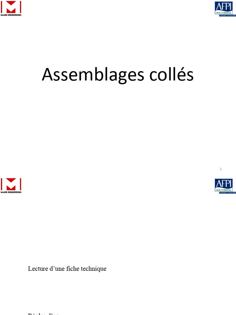 Guide complet sur les assemblages collés | PDF | Époxy | Masse
