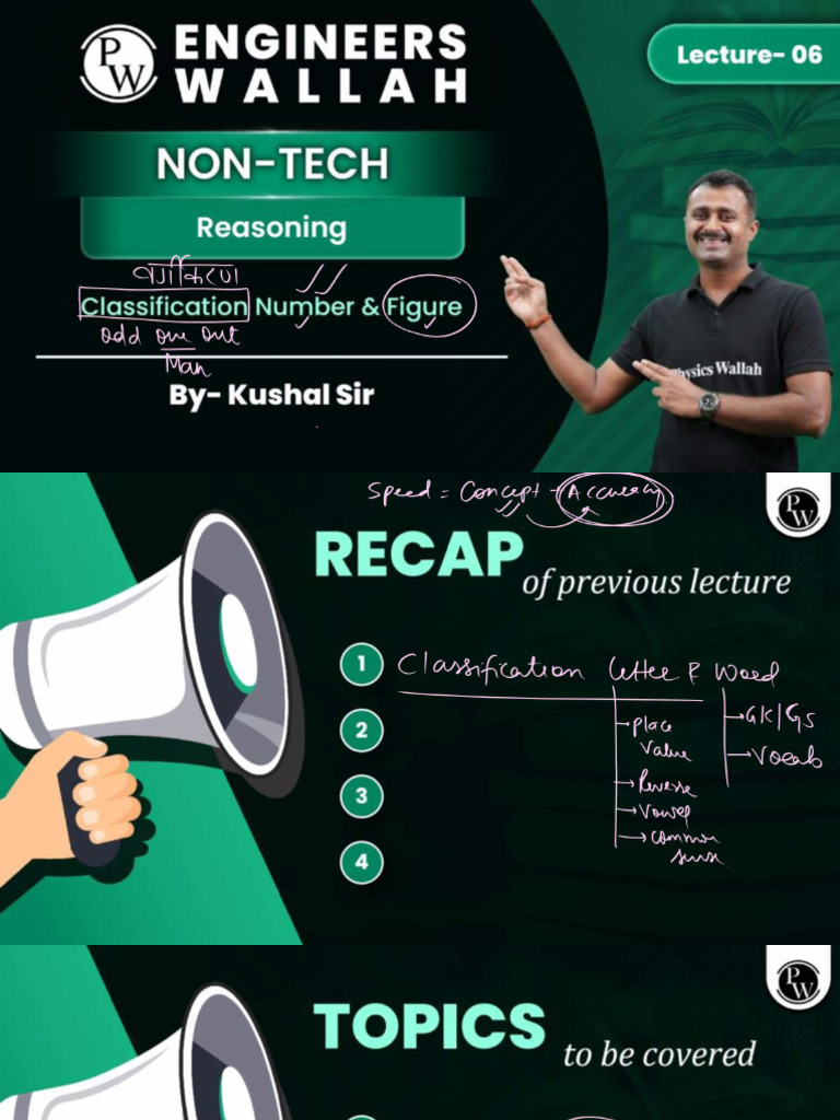 Reasoning 06 - Class Notes | PDF