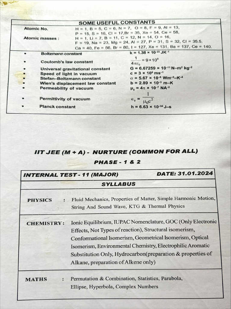 Allen Test3 | PDF