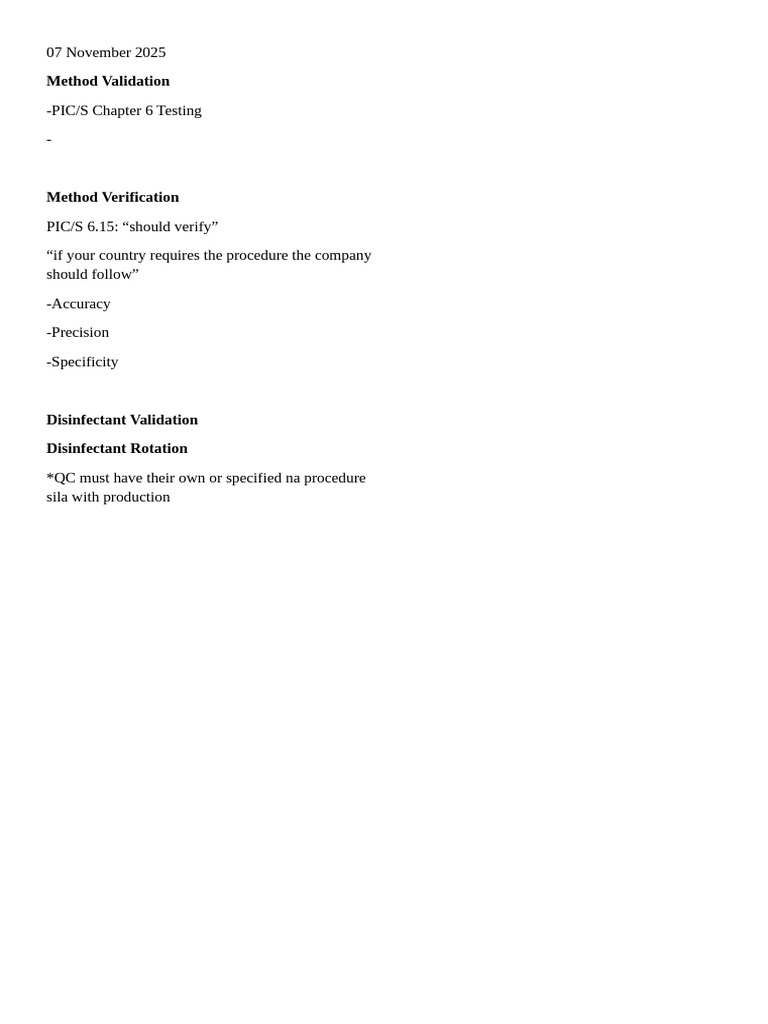 Method Validation and Verification Guide | PDF
