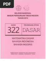 Download Soal Kemampuan Dasar Paket 322 by Mat Empat SN97061587 doc pdf