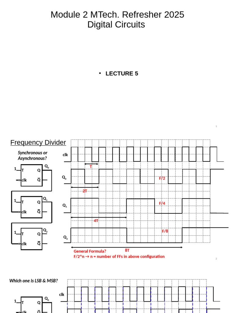 Digital Circuits: 3-Bit Counters Overview | PDF | Electrical Circuits ...