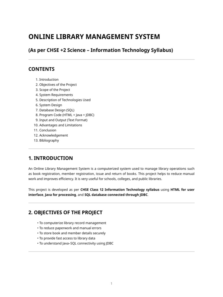 Online Library Management System Guide | PDF | Databases | Computing