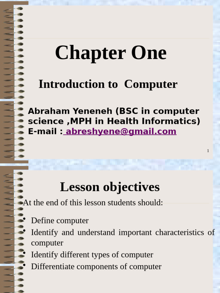 Introduction to Computer Basics | PDF | Random Access Memory | Byte