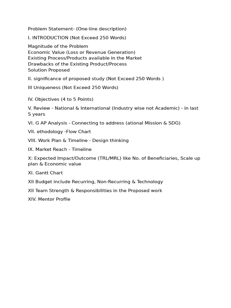 Comprehensive Study Proposal Framework | PDF