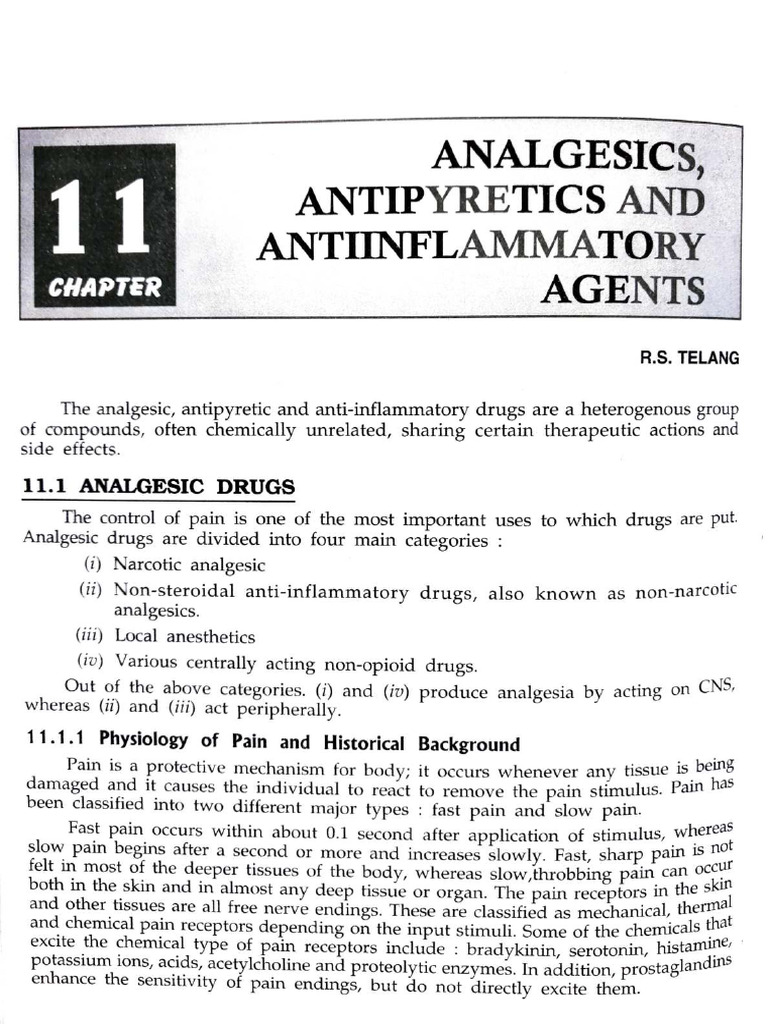 Analgesics, Antipyretics, and Anti-inflammatories | PDF | Morphine | Opioid
