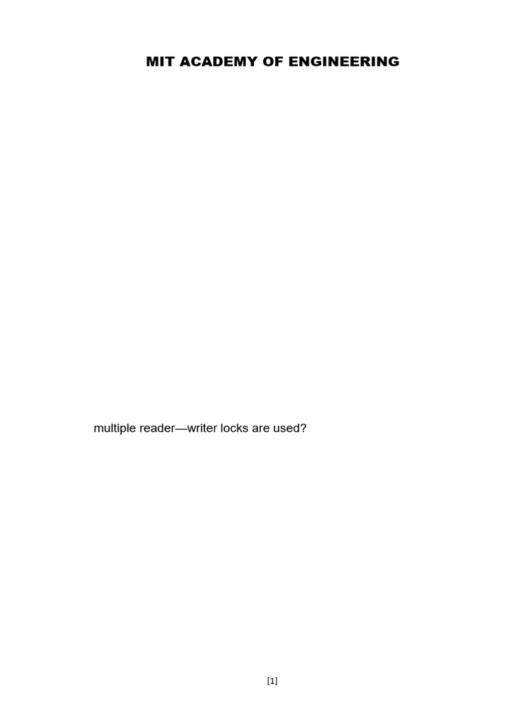 TY Btech CS Operating System SEM-V DEC 2023 | PDF | Computing ...