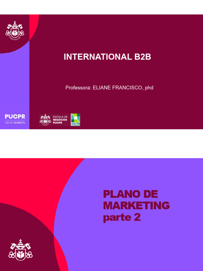 Estrutura do Plano de Marketing B2B | PDF | Marca | Marketing