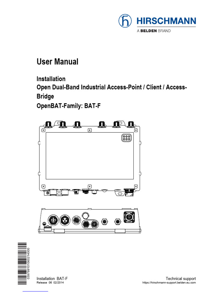 BAT-F Installation User Manual | PDF | Power Supply | Fuse (Electrical)