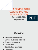 Data Mining and Clustering - Benjamin Lam