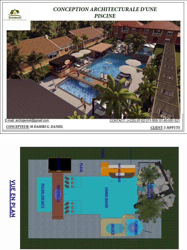 Conception d'une Piscine Multifonctionnelle | PDF