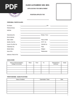 SSMC Employment Application Form | PDF