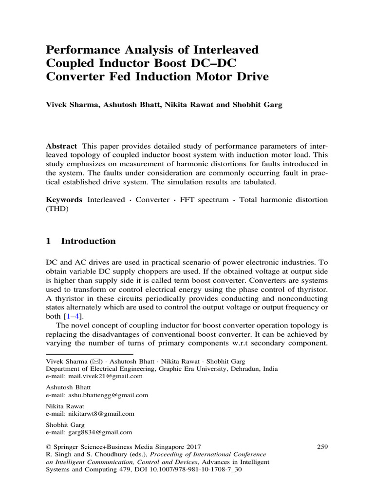 Interleaved Coupled Inductor Converter Analysis | PDF | Electrical ...