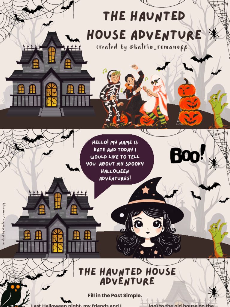 Spooky Halloween Haunted House Adventure | PDF