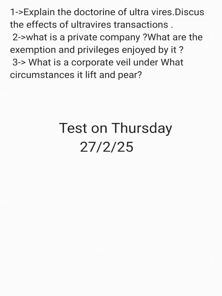 Test Questions | PDF