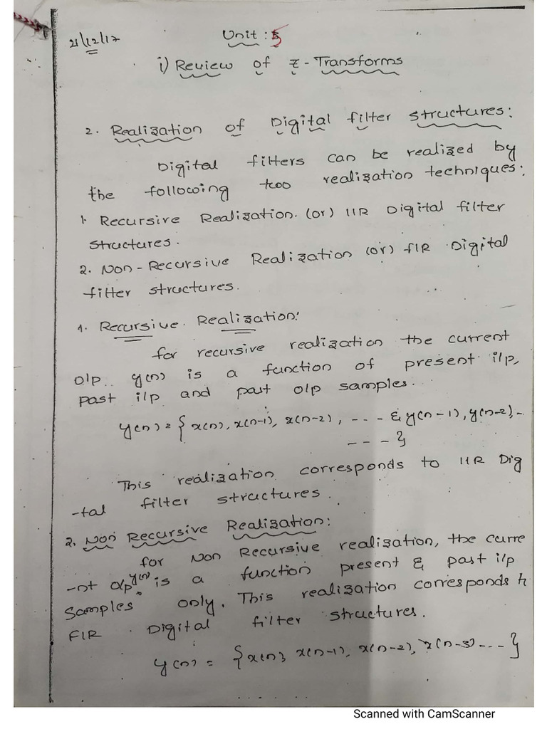 Unit5 DSP | PDF