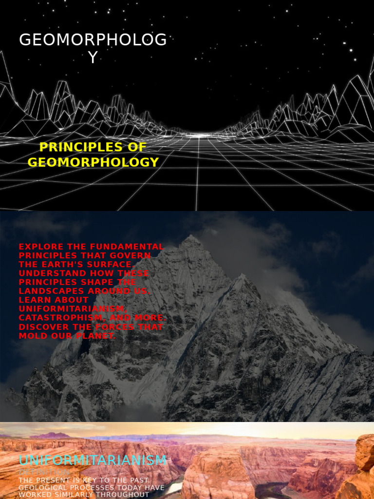 Principles of Geomorphology Explained | PDF