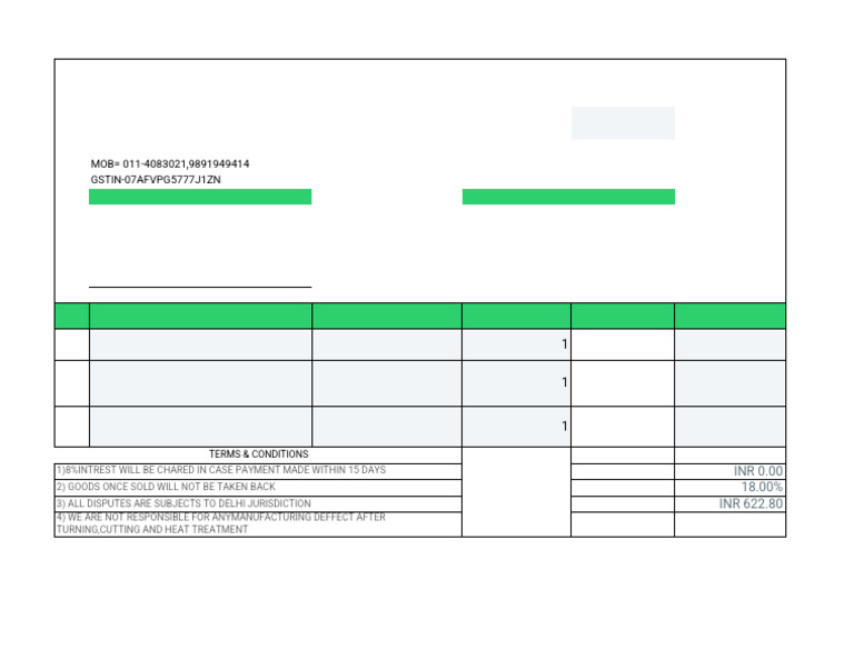 R.G. Toys Invoice for April 2024 | PDF