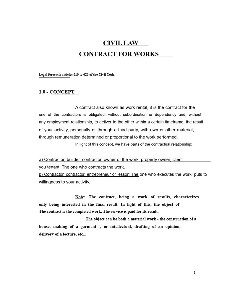 Class - Contract of Undertaking | PDF | Prices | Subcontractor